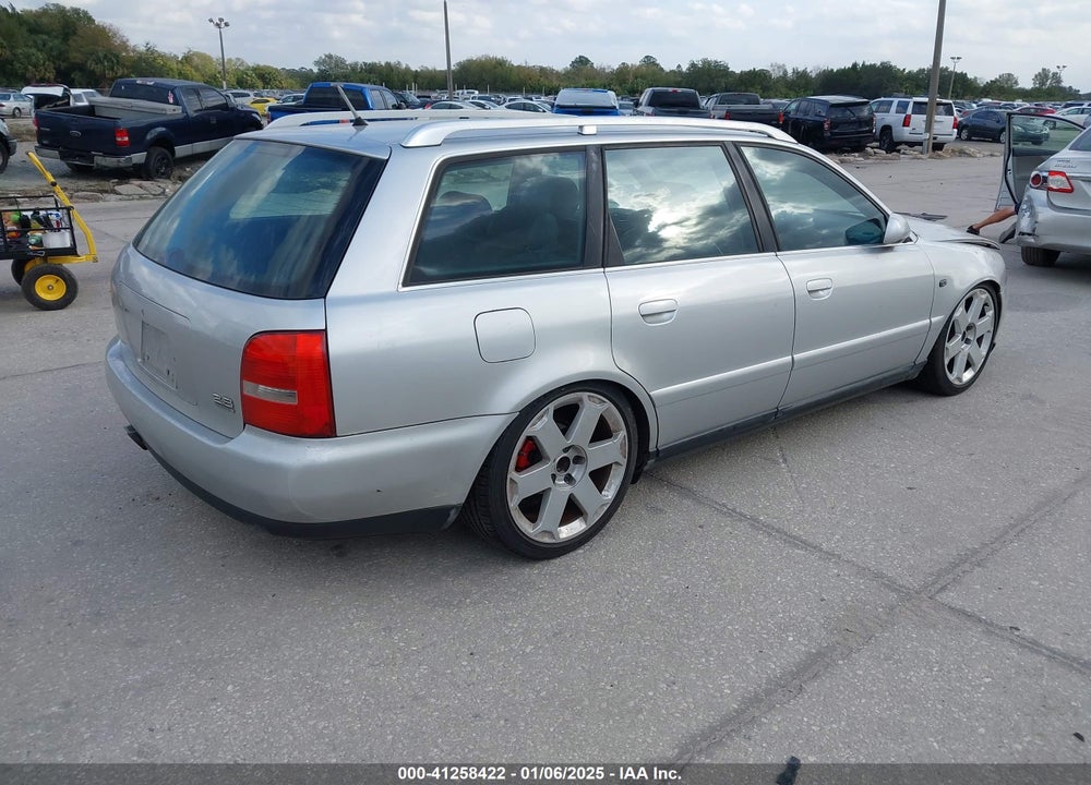 2000 AUDI A4 2.8 AVANT VIN: WAUKH68D8YA046223