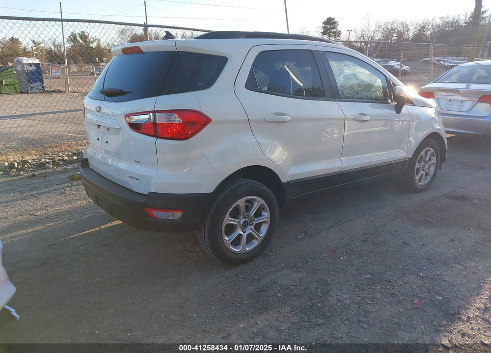 2022 FORD ECOSPORT SE VIN: MAJ6S3GL5NC466055