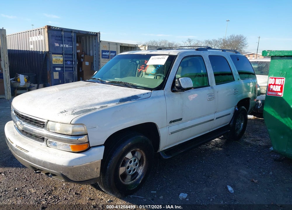 2001 CHEVROLET TAHOE LT VIN: 1GNEK13T11J240222
