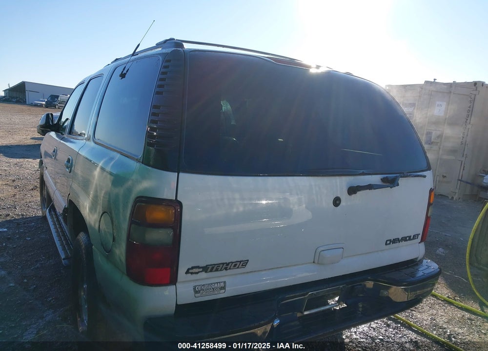 2001 CHEVROLET TAHOE LT VIN: 1GNEK13T11J240222