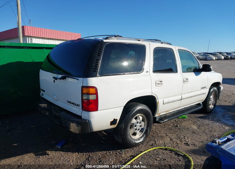 2001 CHEVROLET TAHOE LT VIN: 1GNEK13T11J240222
