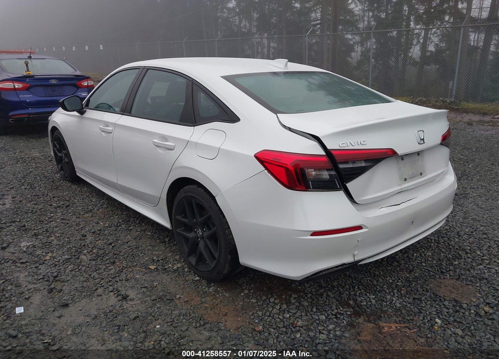 2022 HONDA CIVIC VIN: 2HGFE2F50NH551365