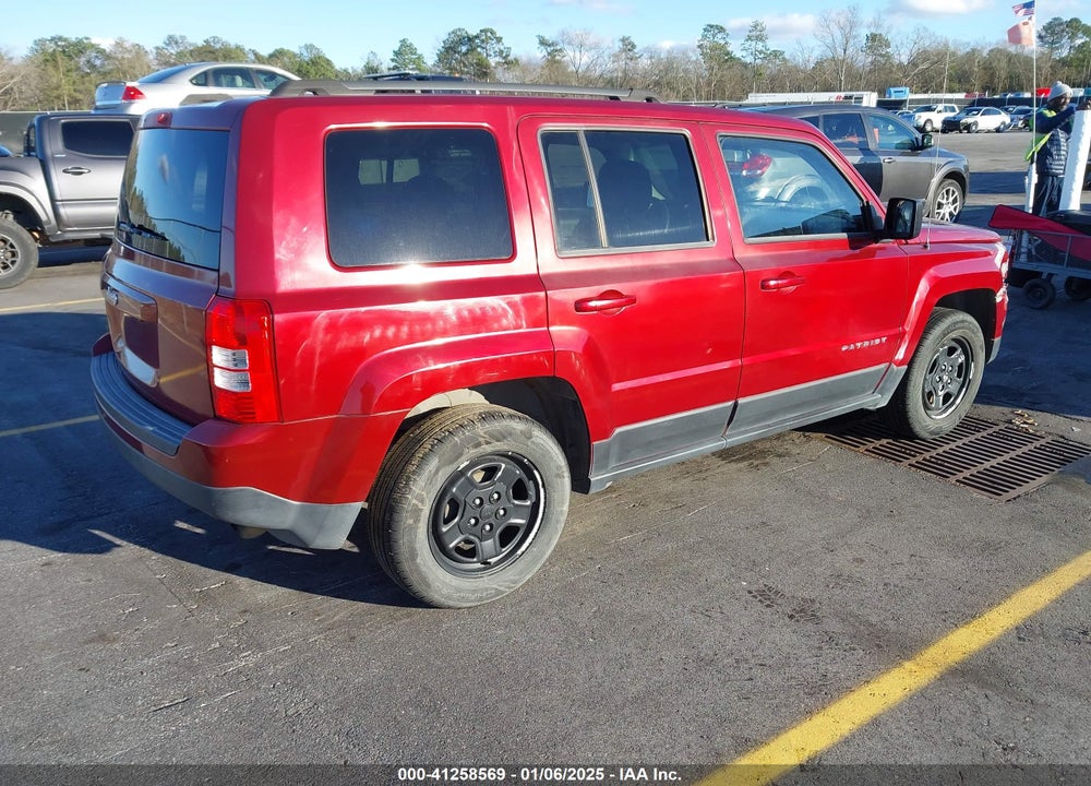 2014 JEEP PATRIOT SPORT VIN: 1C4NJPBA5ED596112