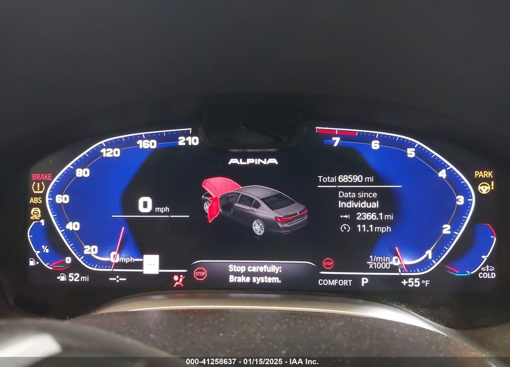 2020 BMW 740I VIN: WBA7T4C07LCD09721