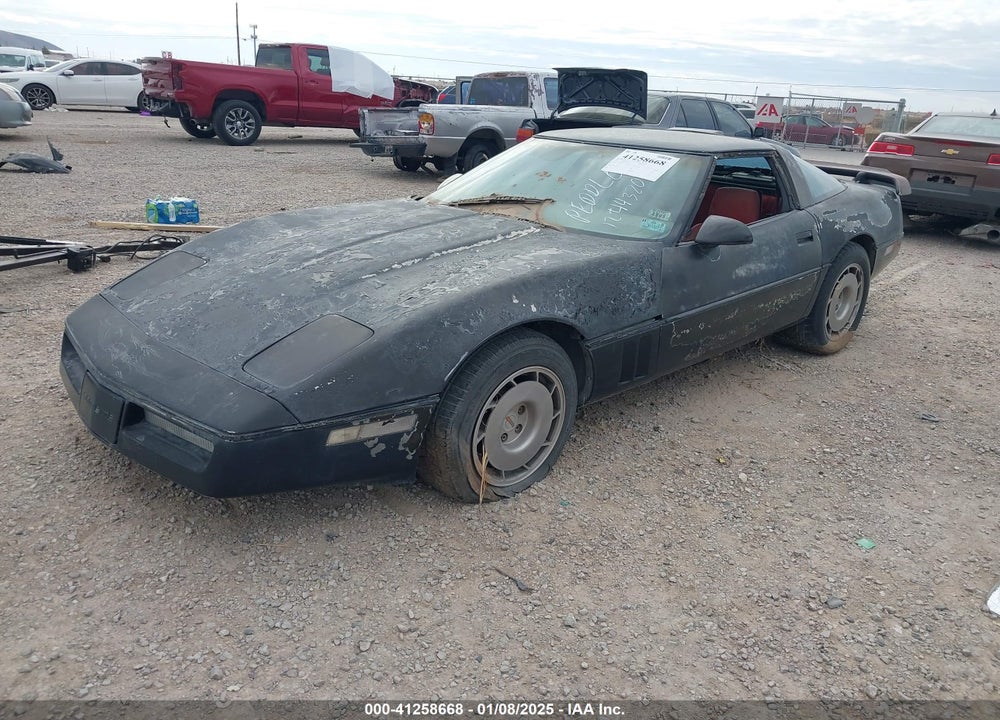 1986 CHEVROLET CORVETTE VIN: 1G1YY0784G5124706