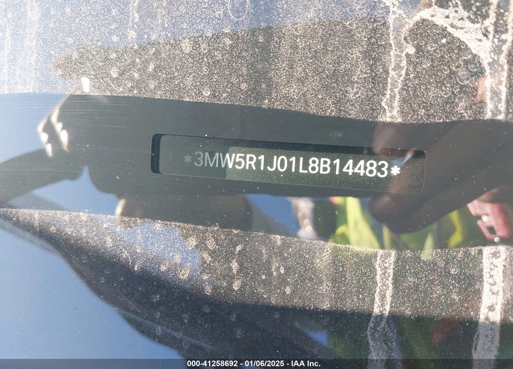 2020 BMW 330I VIN: 3MW5R1J01L8B14483