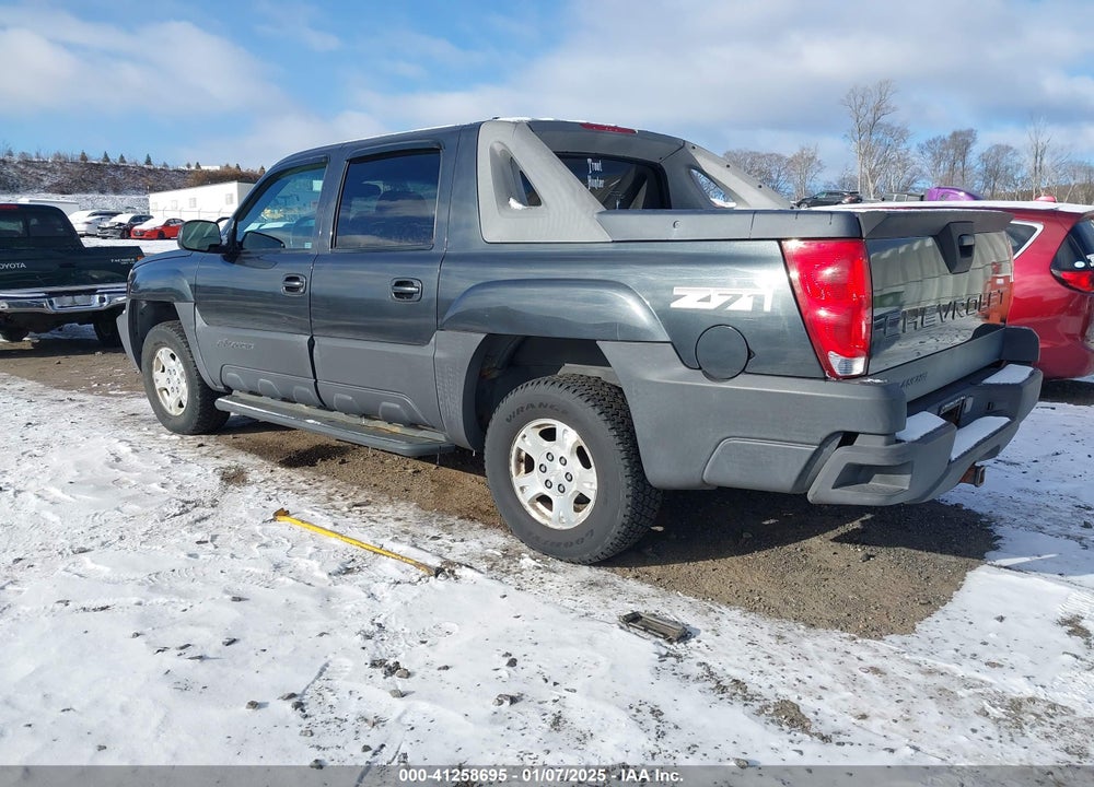 2003 CHEVROLET AVALANCHE 1500 VIN: 3GNEK13T73G135057