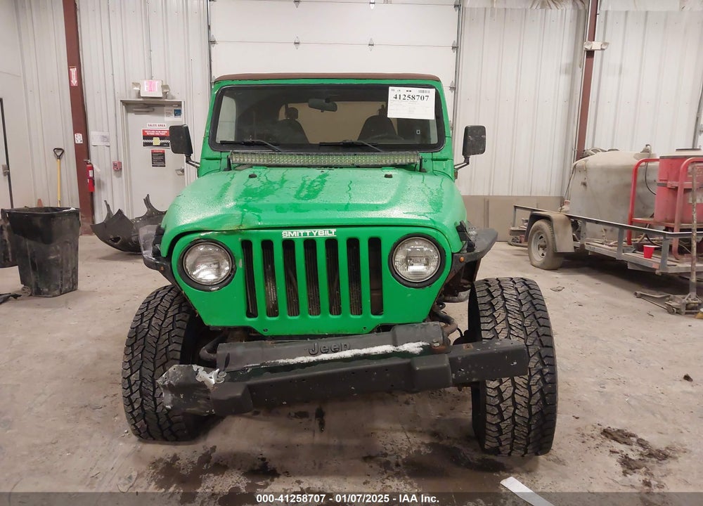 2002 JEEP WRANGLER X VIN: 1J4FA39S92P772403