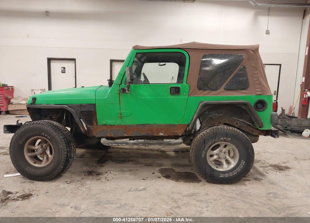 2002 JEEP WRANGLER X VIN: 1J4FA39S92P772403