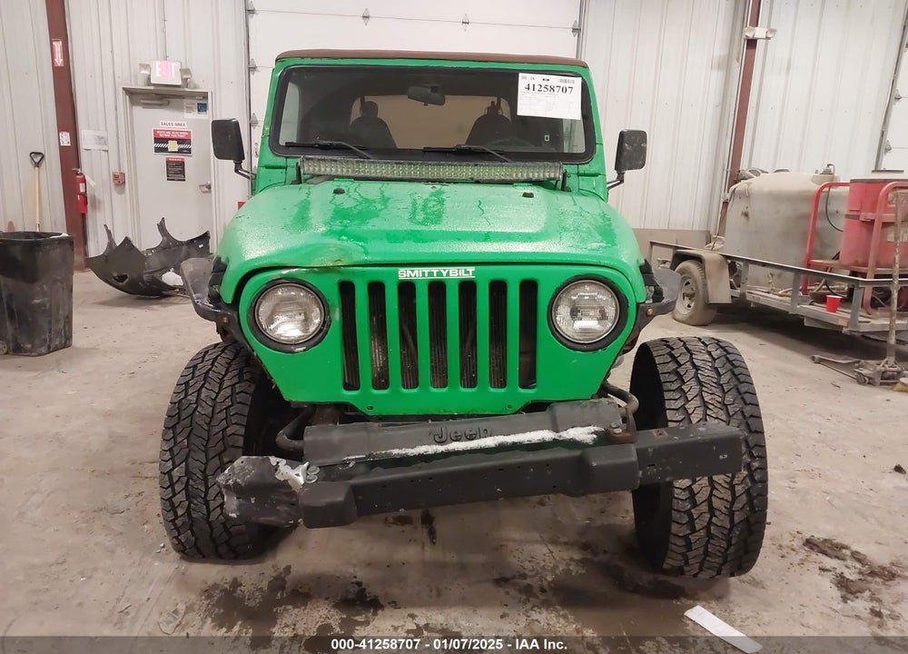 2002 JEEP WRANGLER X VIN: 1J4FA39S92P772403
