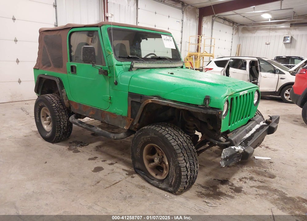 2002 JEEP WRANGLER X VIN: 1J4FA39S92P772403