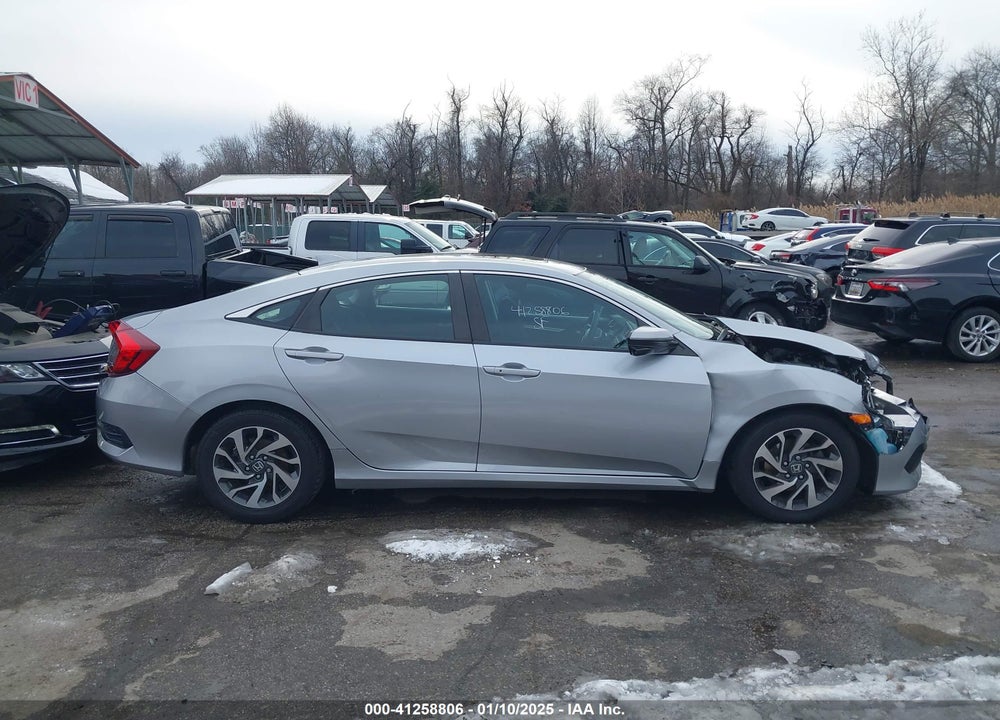 2018 HONDA CIVIC EX VIN: 2HGFC2F78JH596748