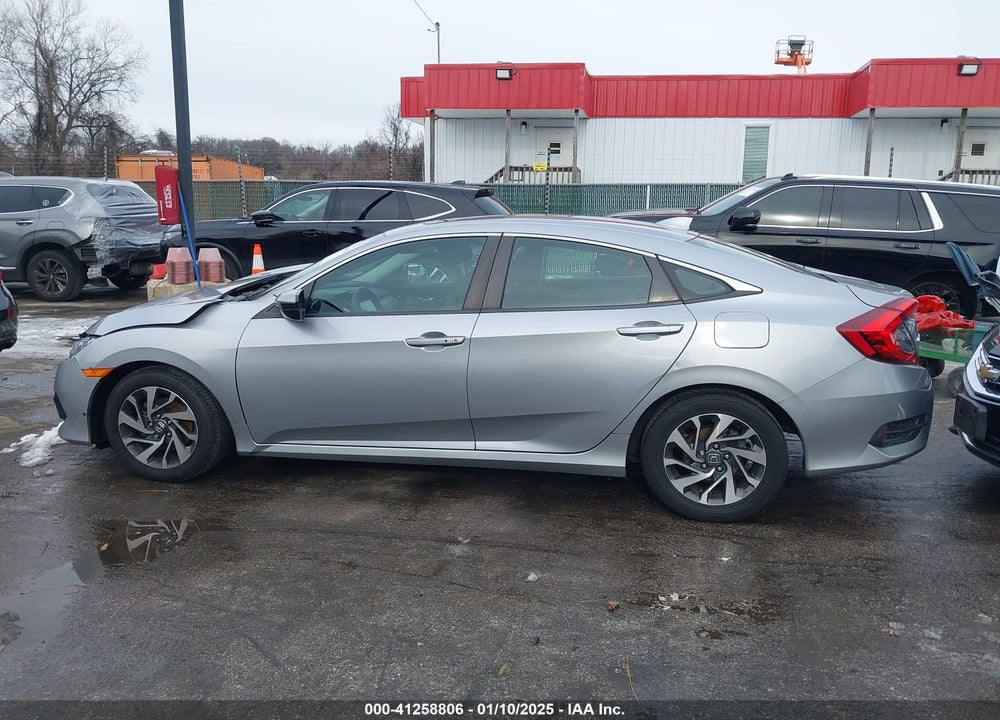 2018 HONDA CIVIC EX VIN: 2HGFC2F78JH596748