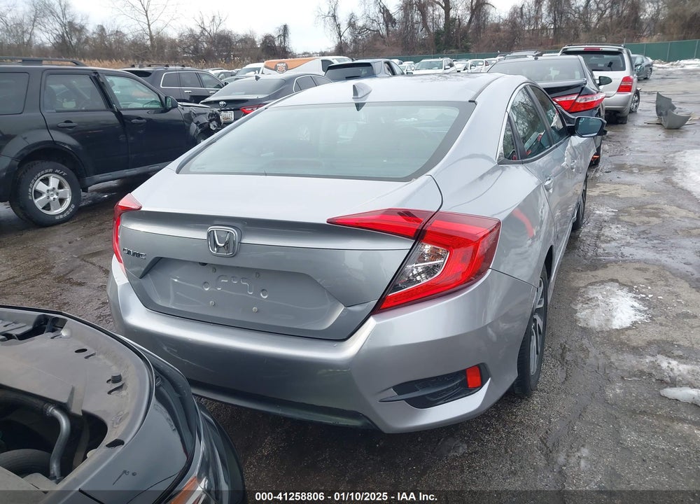 2018 HONDA CIVIC EX VIN: 2HGFC2F78JH596748