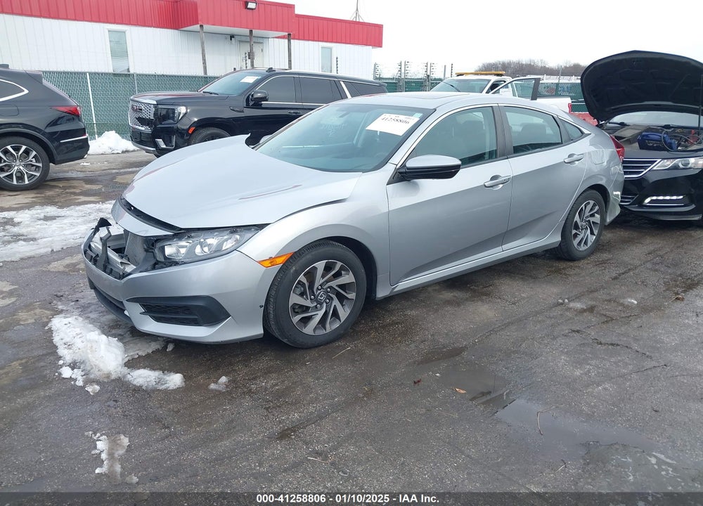 2018 HONDA CIVIC EX VIN: 2HGFC2F78JH596748