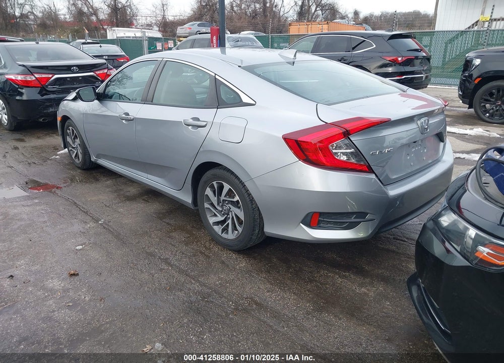 2018 HONDA CIVIC EX VIN: 2HGFC2F78JH596748