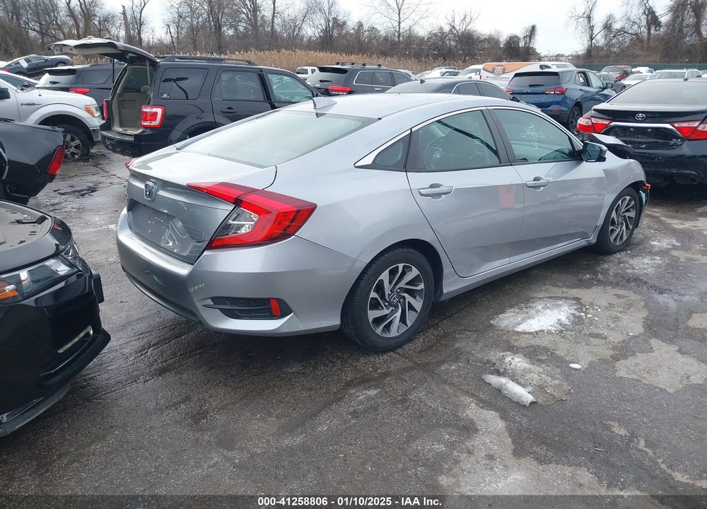 2018 HONDA CIVIC EX VIN: 2HGFC2F78JH596748