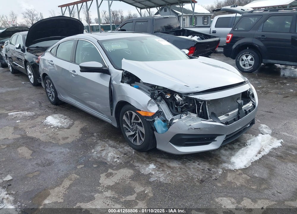 2018 HONDA CIVIC EX VIN: 2HGFC2F78JH596748