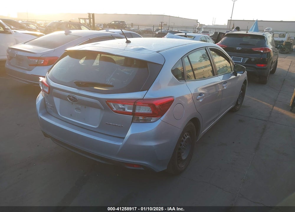 2018 SUBARU IMPREZA VIN: 4S3GTAA60J3737813