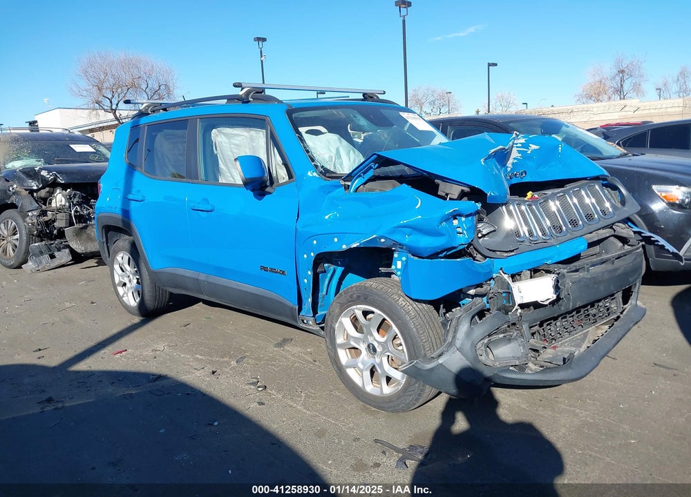2015 JEEP RENEGADE LATITUDE VIN: ZACCJBBT0FPB62201