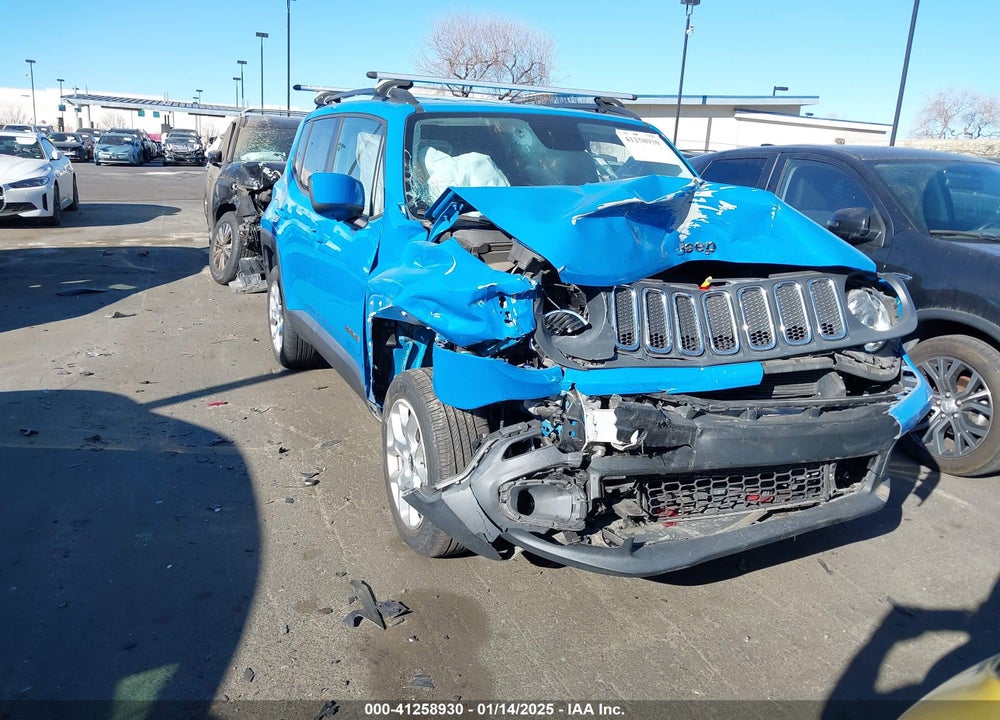 2015 JEEP RENEGADE LATITUDE VIN: ZACCJBBT0FPB62201