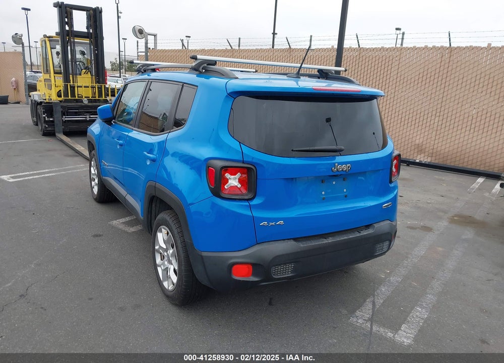 2015 JEEP RENEGADE LATITUDE VIN: ZACCJBBT0FPB62201