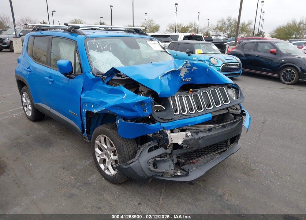 2015 JEEP RENEGADE LATITUDE VIN: ZACCJBBT0FPB62201