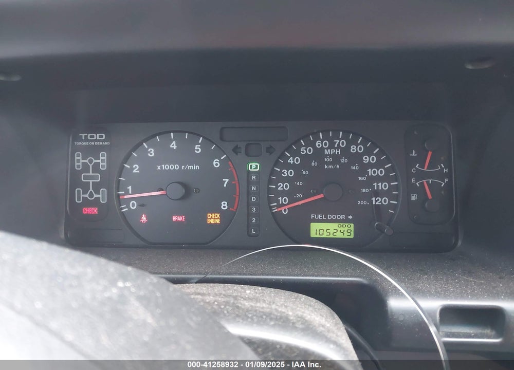 2001 ISUZU TROOPER LIMITED/LS/S VIN: JACDJ58X917J16544