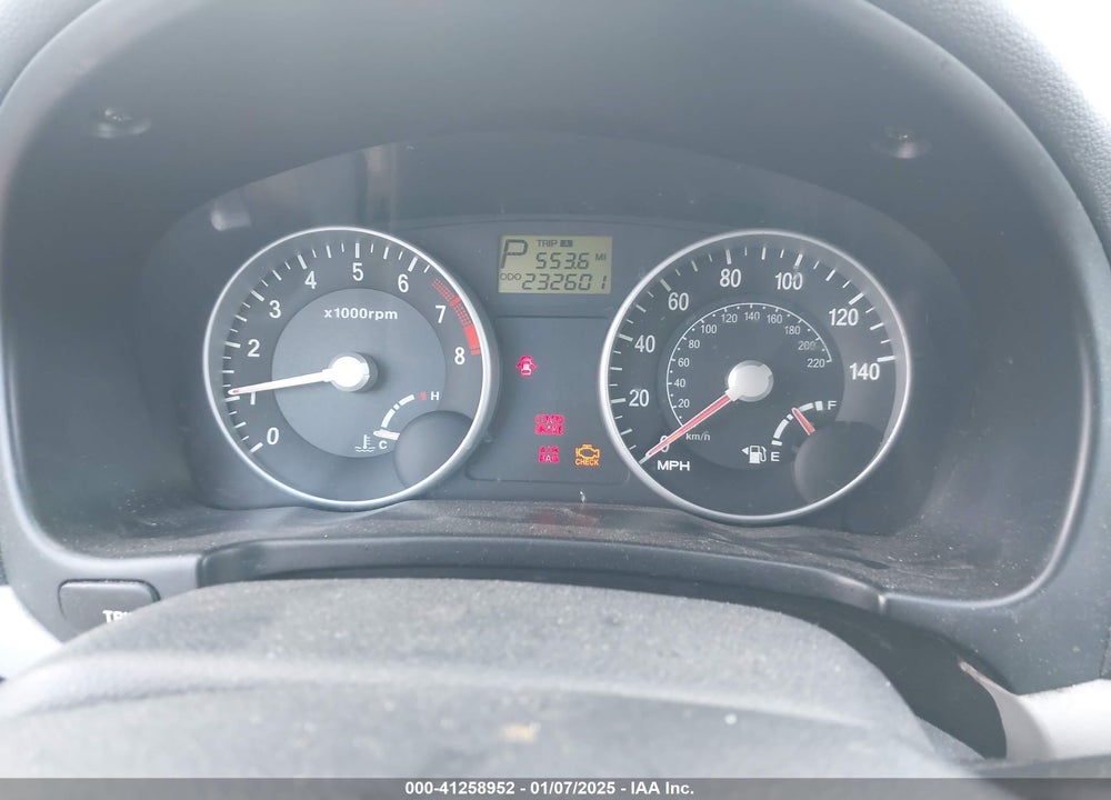 2007 HYUNDAI ACCENT VIN: KMHCN46C07U141995