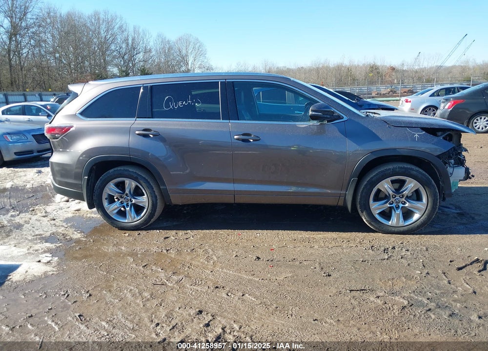 2016 TOYOTA HIGHLANDER LIMITED V6 VIN: 5TDDKRFH2GS246780