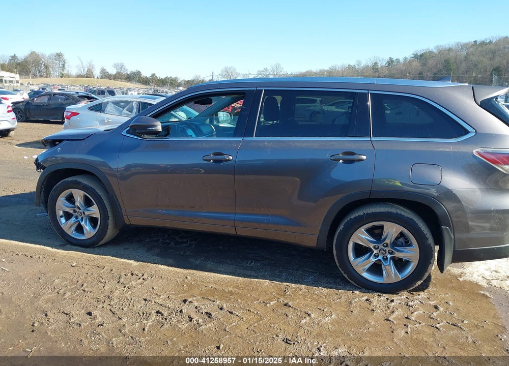 2016 TOYOTA HIGHLANDER LIMITED V6 VIN: 5TDDKRFH2GS246780
