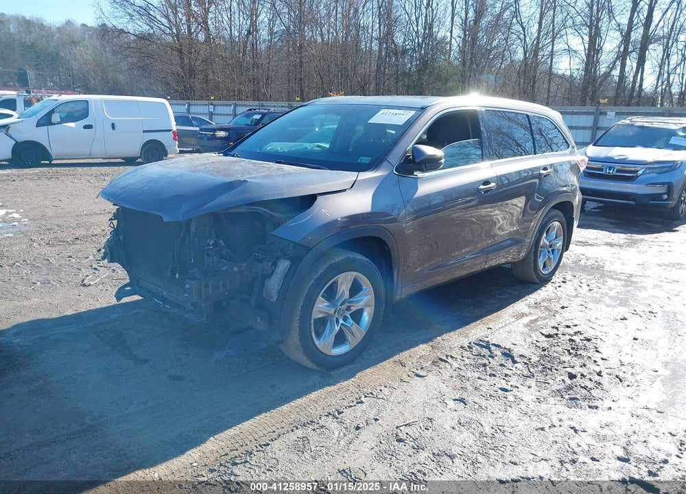 2016 TOYOTA HIGHLANDER LIMITED V6 VIN: 5TDDKRFH2GS246780