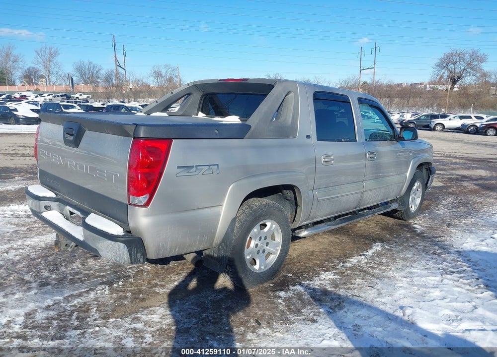 2005 CHEVROLET AVALANCHE 1500 Z71 VIN: 3GNEK12Z85G235662