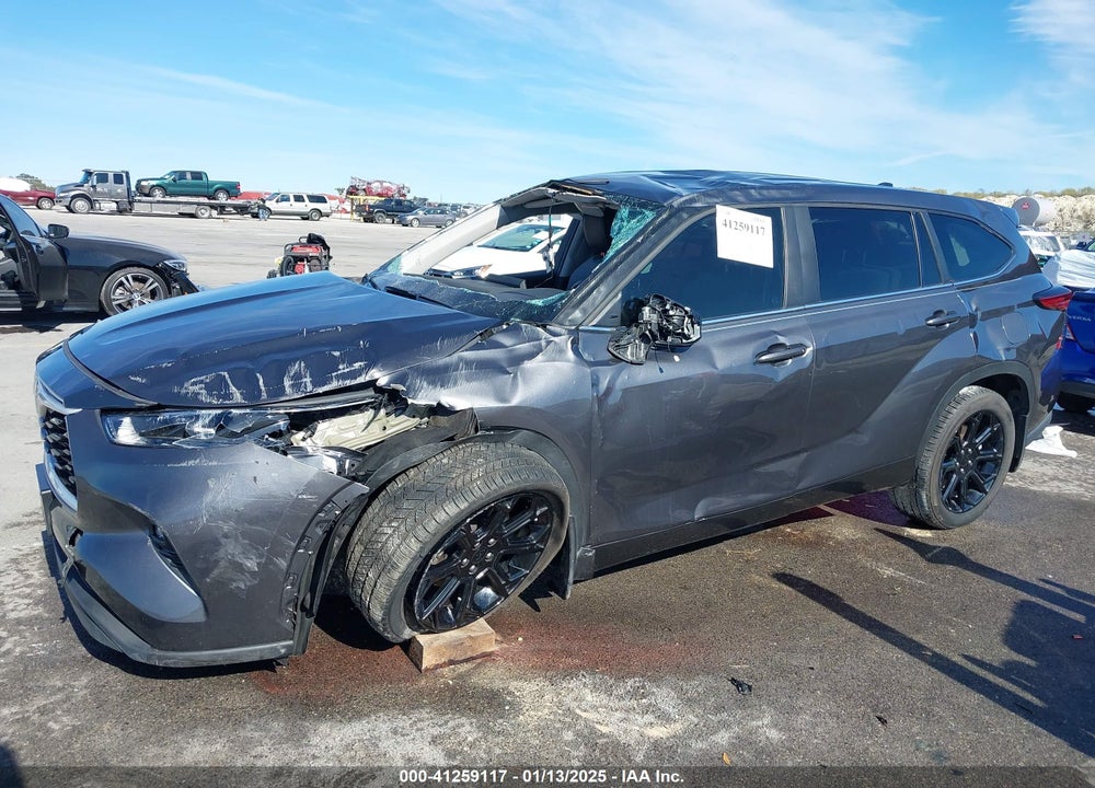 2023 TOYOTA HIGHLANDER LE VIN: 5TDKDRAH8PS527314