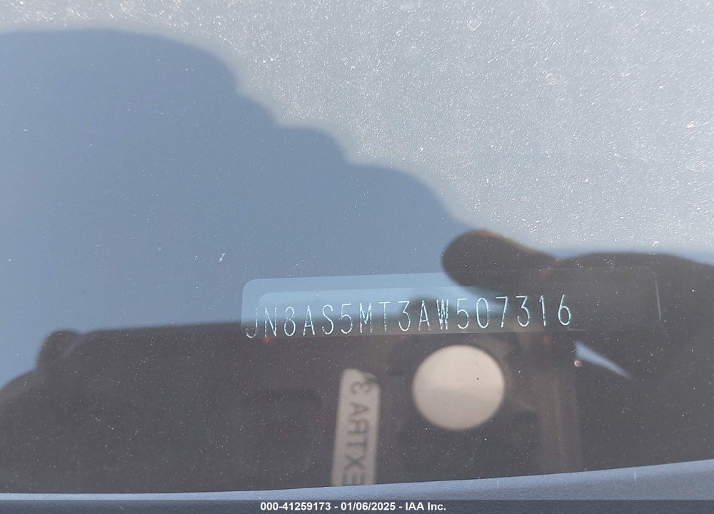 2010 NISSAN ROGUE S VIN: JN8AS5MT3AW507316