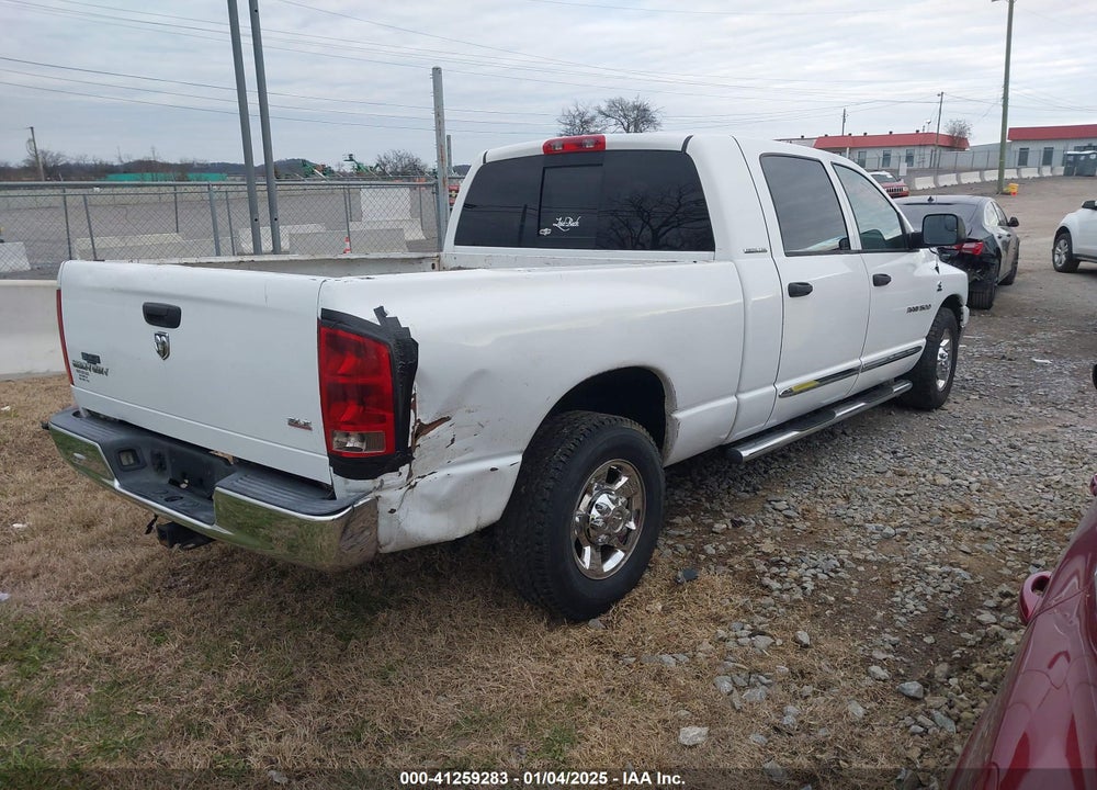 2006 DODGE RAM 2500 SLT VIN: 3D7KR29C36G148628
