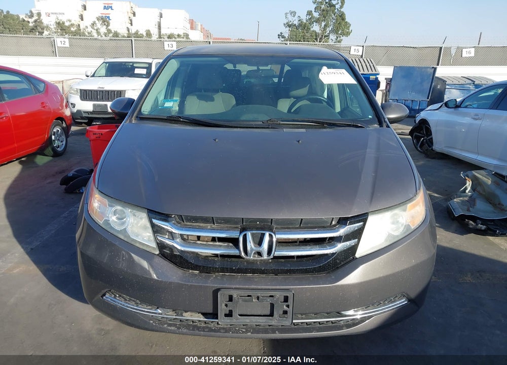 2016 HONDA ODYSSEY SE VIN: 5FNRL5H36GB135585