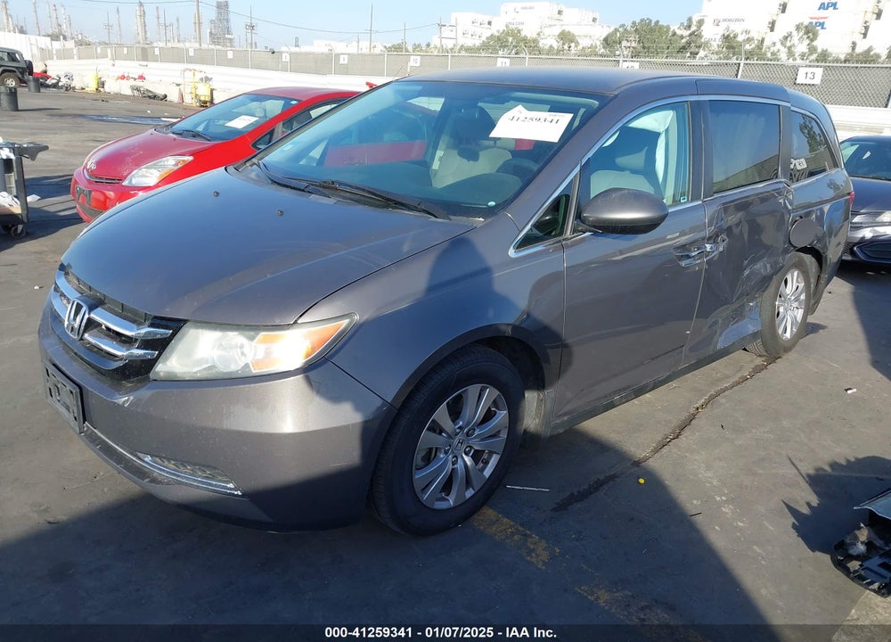 2016 HONDA ODYSSEY SE VIN: 5FNRL5H36GB135585