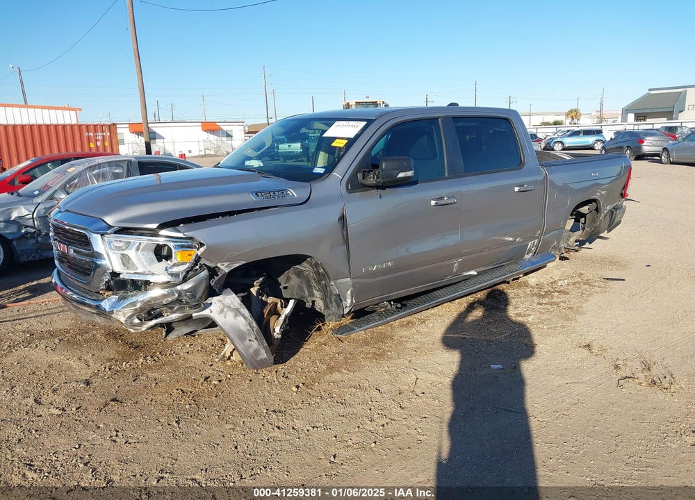 2020 RAM 1500 LONE STAR 4X2 5'7 BOX VIN: 1C6RREFT2LN160536