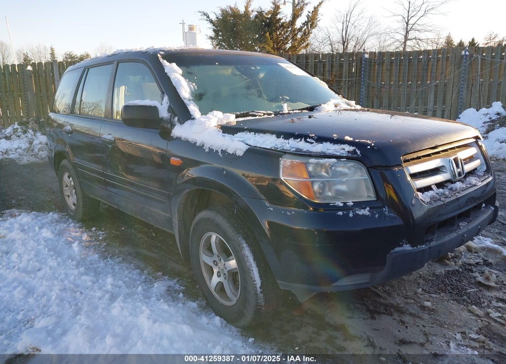 2006 HONDA PILOT LX VIN: 5FNYF28196B016282