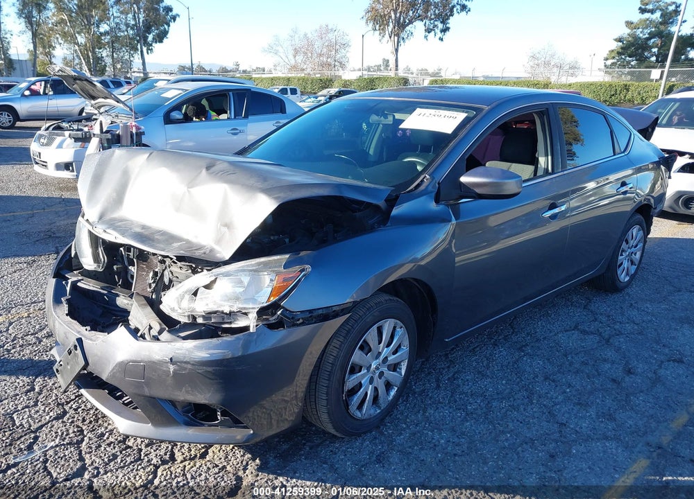 2017 NISSAN SENTRA S VIN: 3N1AB7AP6HY397186