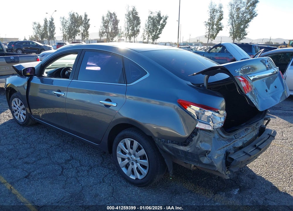 2017 NISSAN SENTRA S VIN: 3N1AB7AP6HY397186