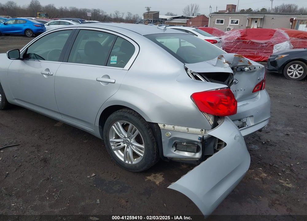 2013 INFINITI G37X VIN: JN1CV6AR3DM358600