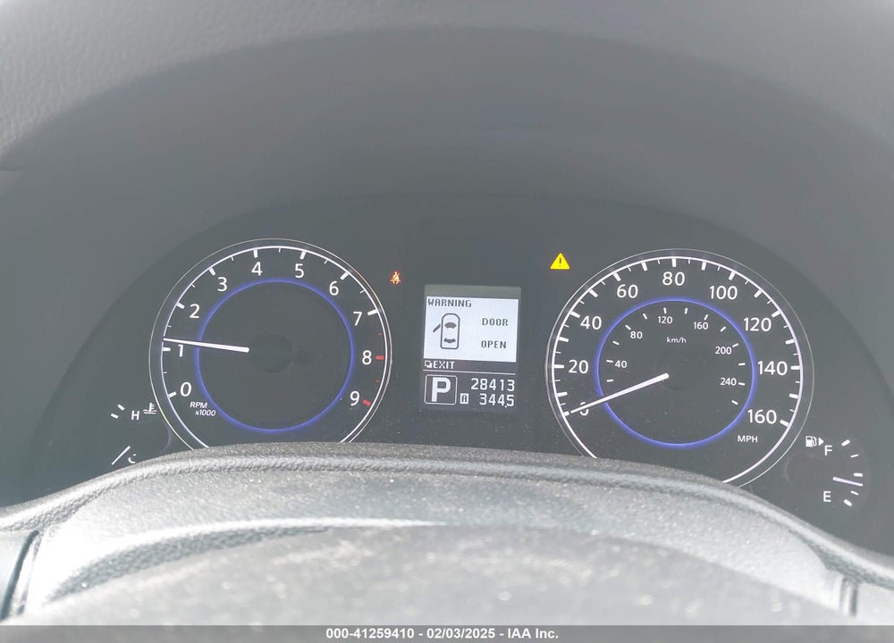 2013 INFINITI G37X VIN: JN1CV6AR3DM358600