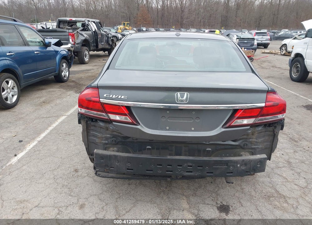 2013 HONDA CIVIC EX-L VIN: 2HGFB2F98DH522206