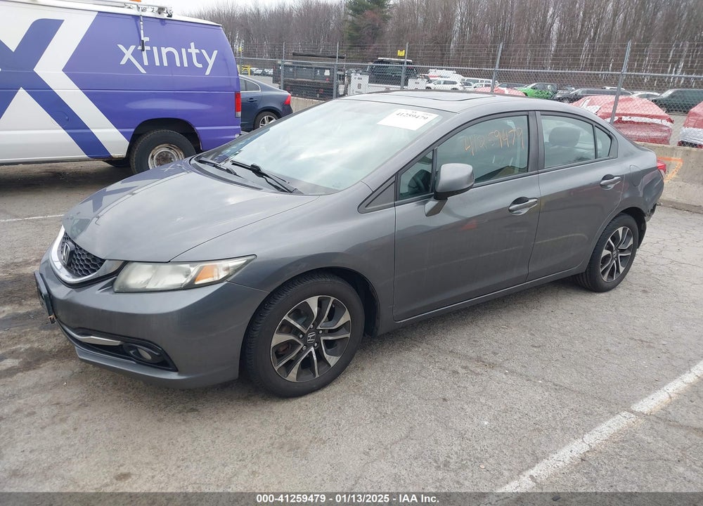2013 HONDA CIVIC EX-L VIN: 2HGFB2F98DH522206
