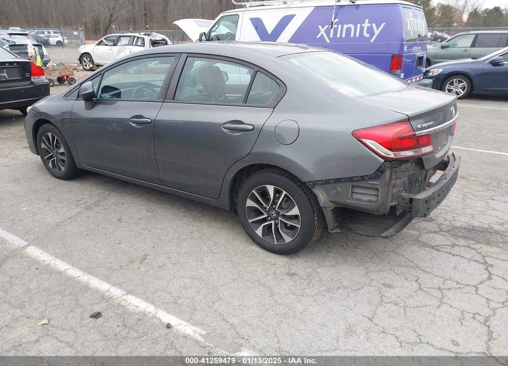 2013 HONDA CIVIC EX-L VIN: 2HGFB2F98DH522206