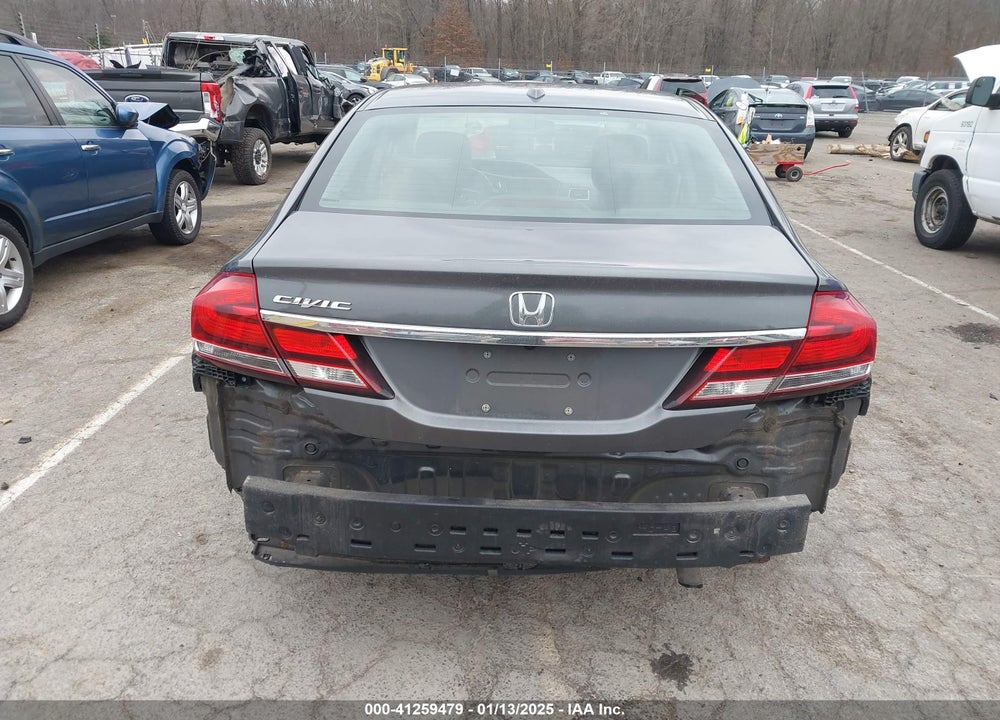 2013 HONDA CIVIC EX-L VIN: 2HGFB2F98DH522206