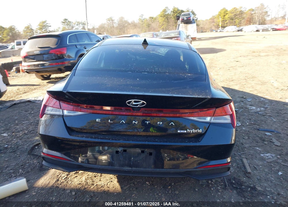 2022 HYUNDAI ELANTRA HYBRID VIN: KMHLM4AJ2NU032038