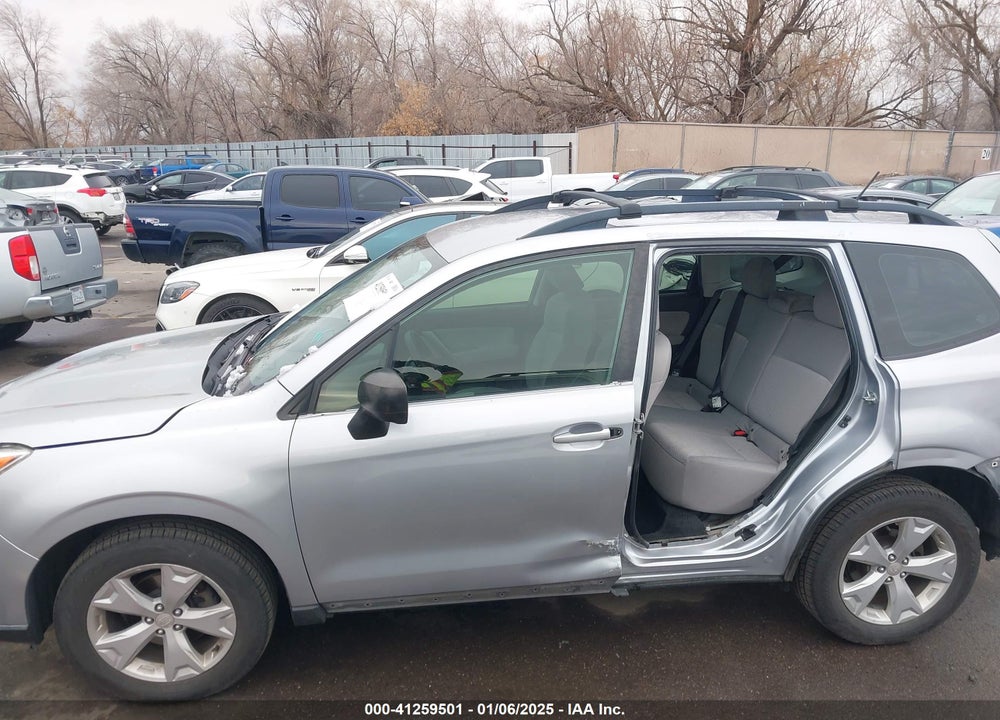 2015 SUBARU FORESTER 2.5I VIN: JF2SJABCXFH840947
